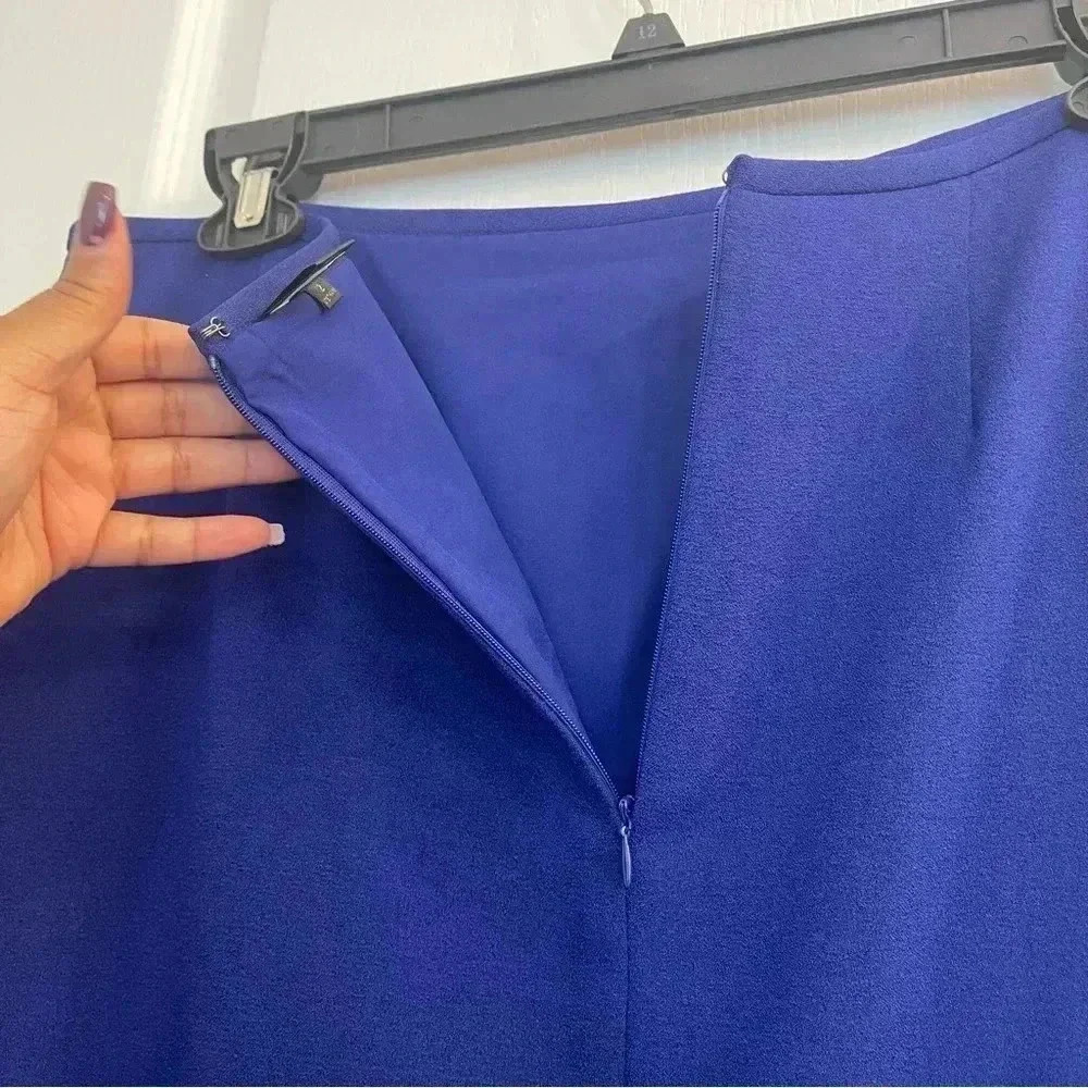 Blue Lined Skirt by Preston & York - Picture 9 of 9
